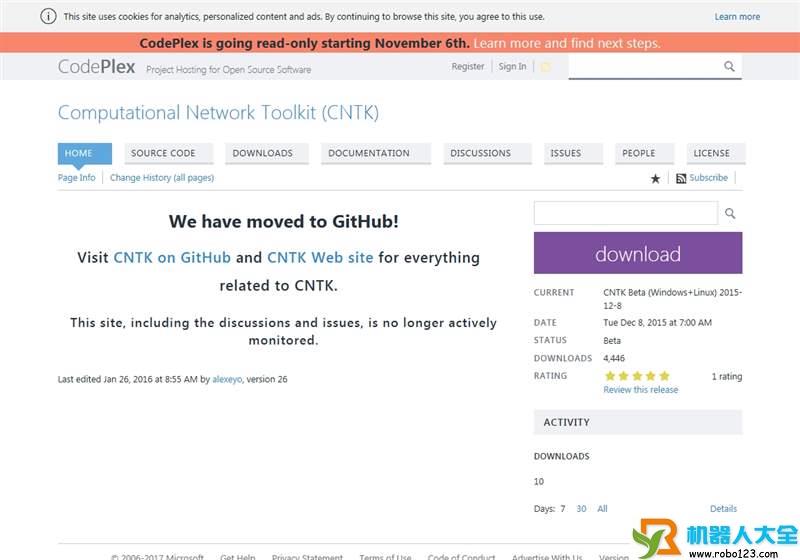 CNTK,微软公司