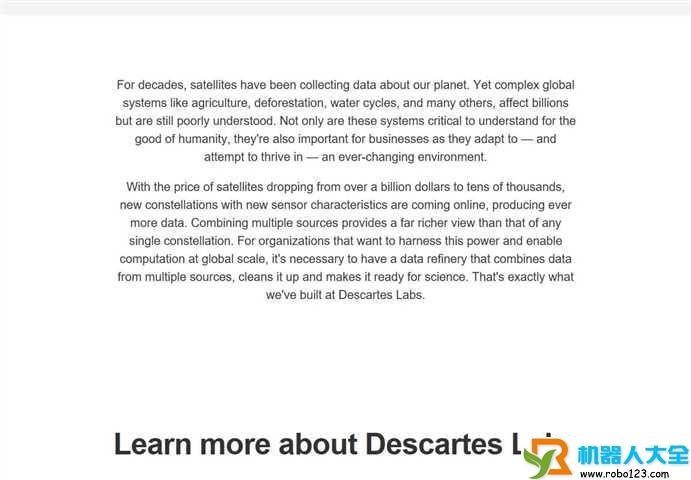 descartes labs