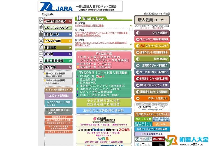 日本工业机器人协会,日本工业机器人协会