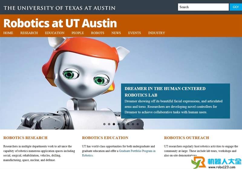 University of Texas,得克萨斯州大学机器人学院